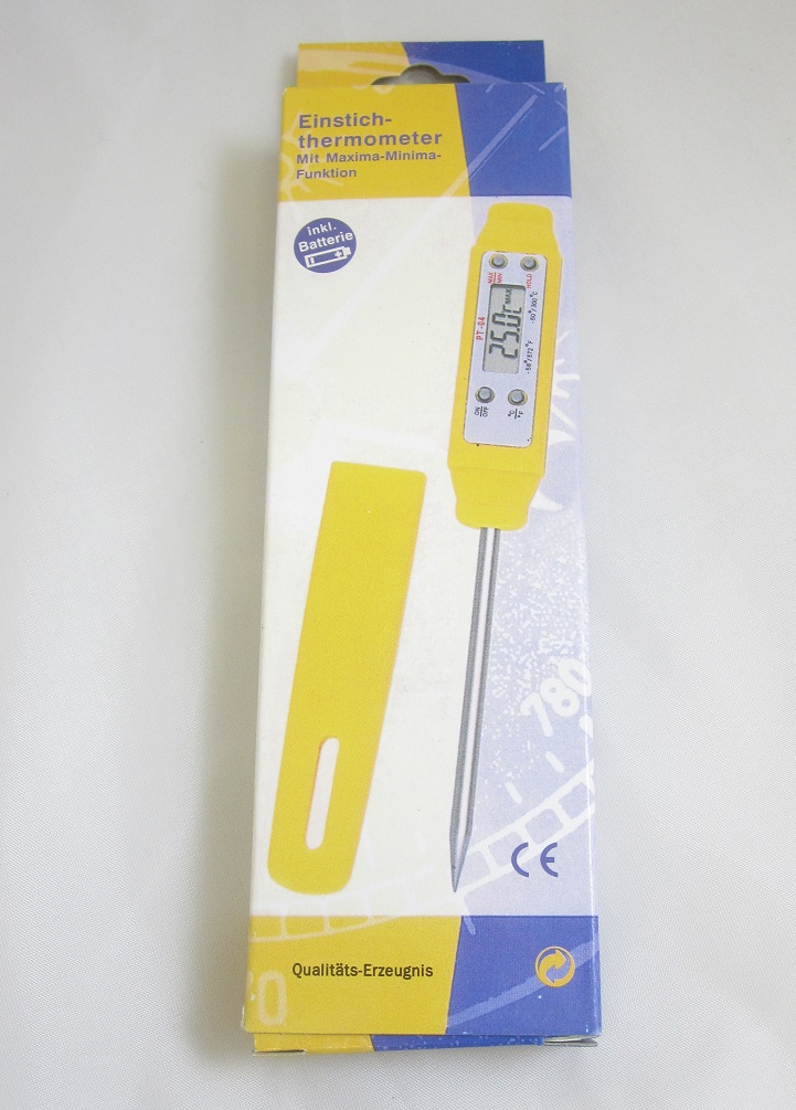 Digitales Einstich-Thermometer -50°C/+300°C (-58°F bis + 572°F) wasserdicht