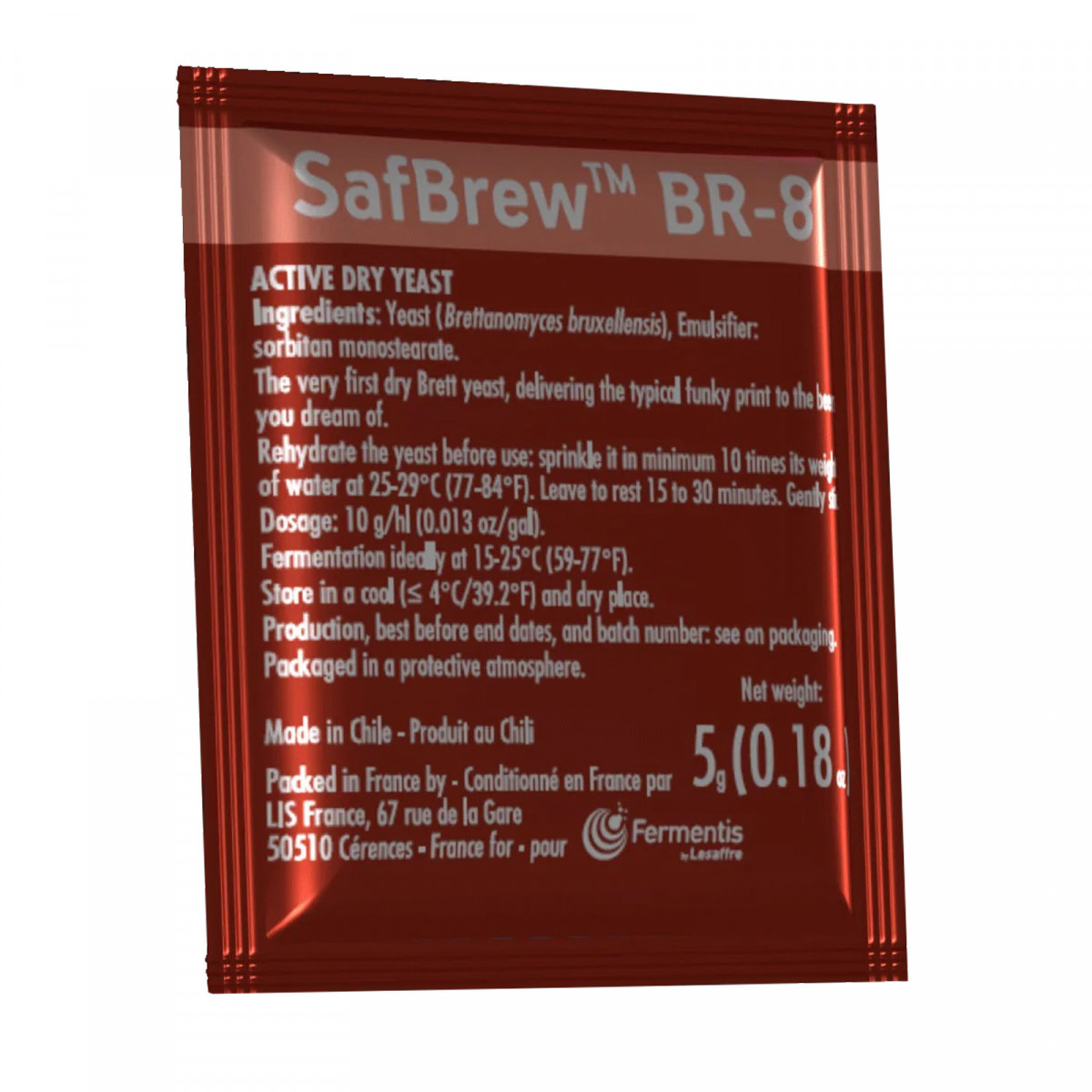 Fermentis 5g SafBrew BR-8 - Brettanomyces Bierhefe