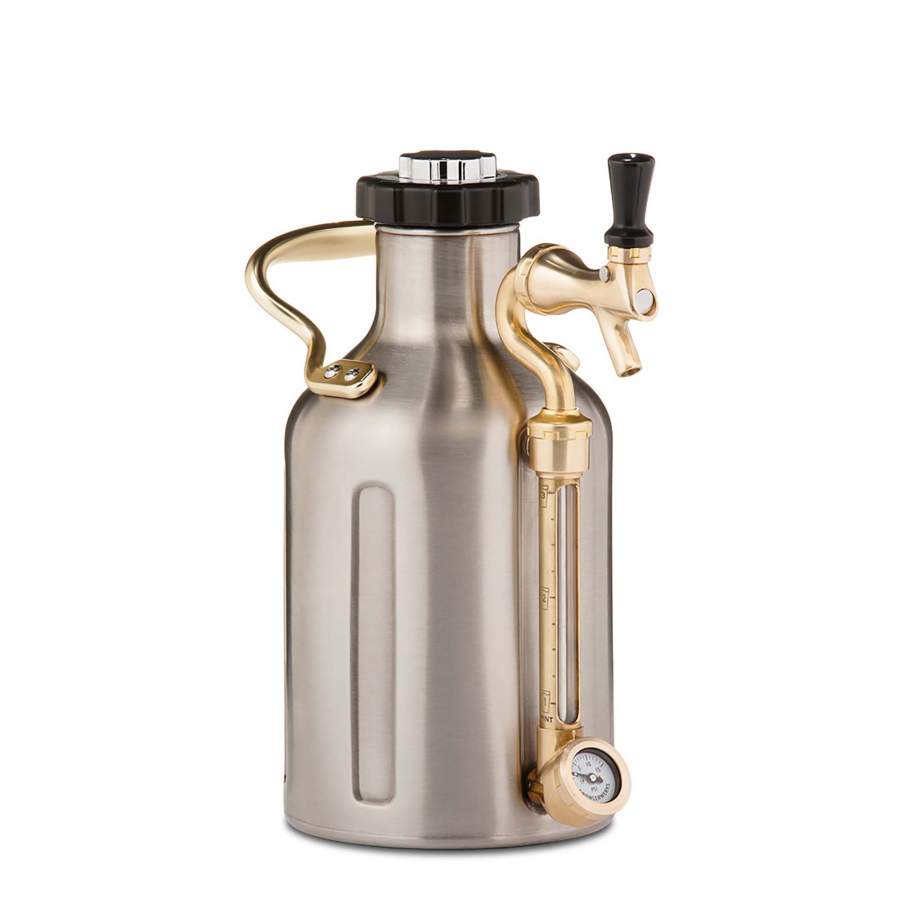 GrowlerWerks uKeg™ 64 Edelstahl - 1,9 l oder 128 Edelstahl - 3,8 l