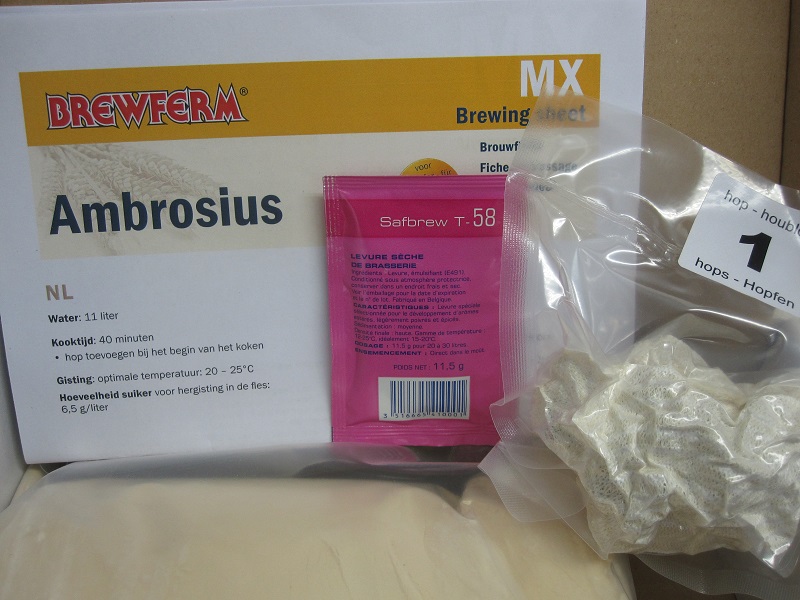 Malzextrakt Biermischung Ambrosius für 10 Liter