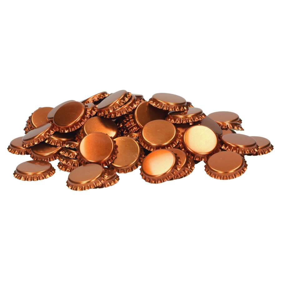 100 Stück Kronkorken "Bronze" *Neue Farbe*  Kronenkorken