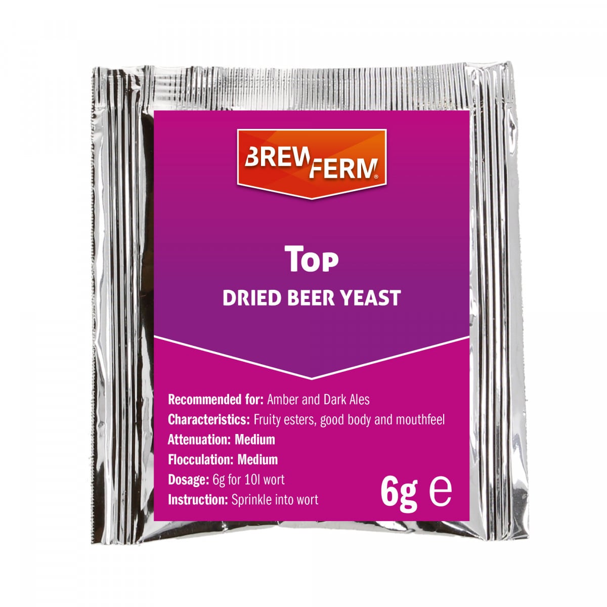 Brewferm Top 6g obergärige Bierhefe