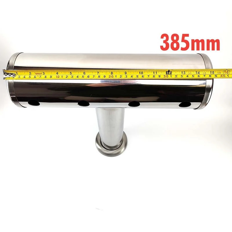 T-Bar Zapfsäule für 4 Zapfhähne Edelstahl