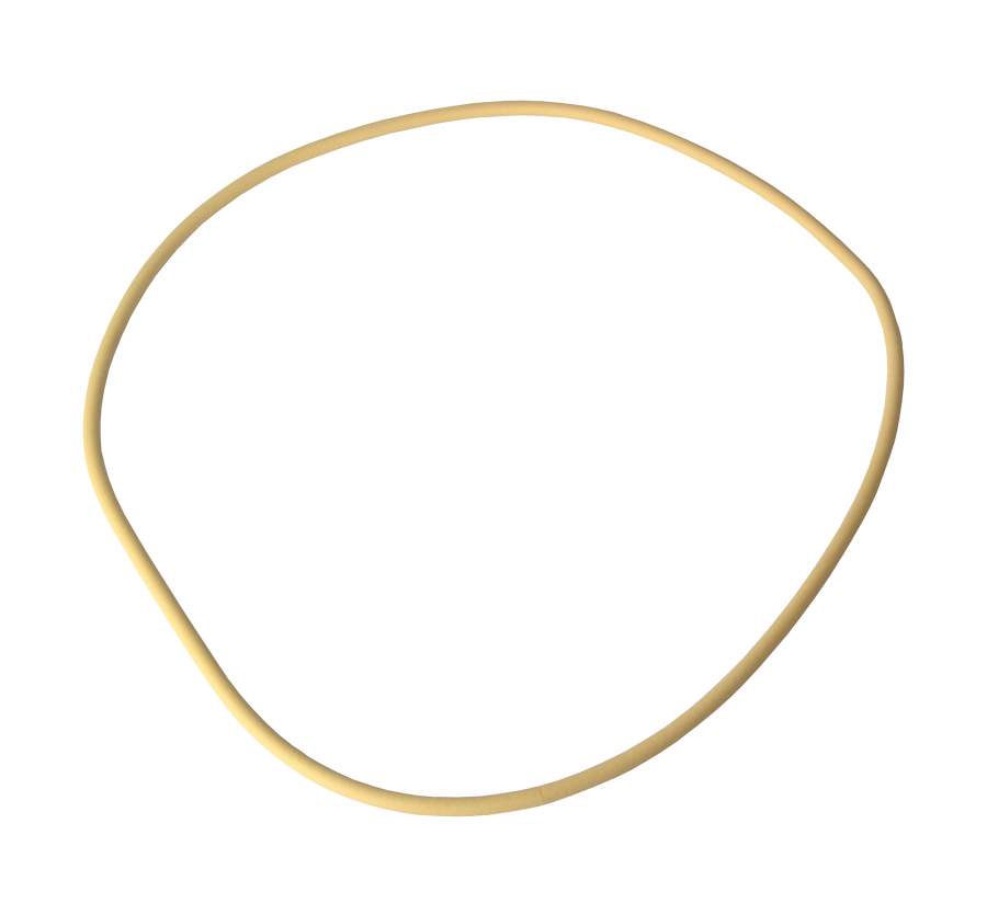 Gummi-Deckeldichtung für runde Fässer 30 und 60 l