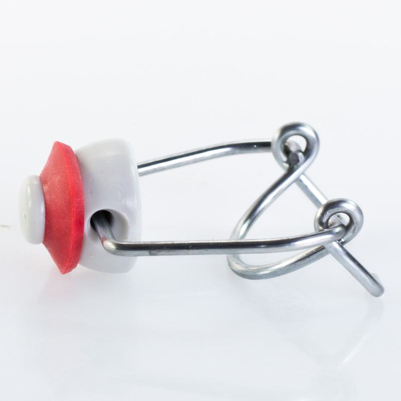 Weiße Flaschenverschlüsse aus Porzellan, Bügelverschlüsse mit Dichtring zum Verschließen von Bügelflaschen