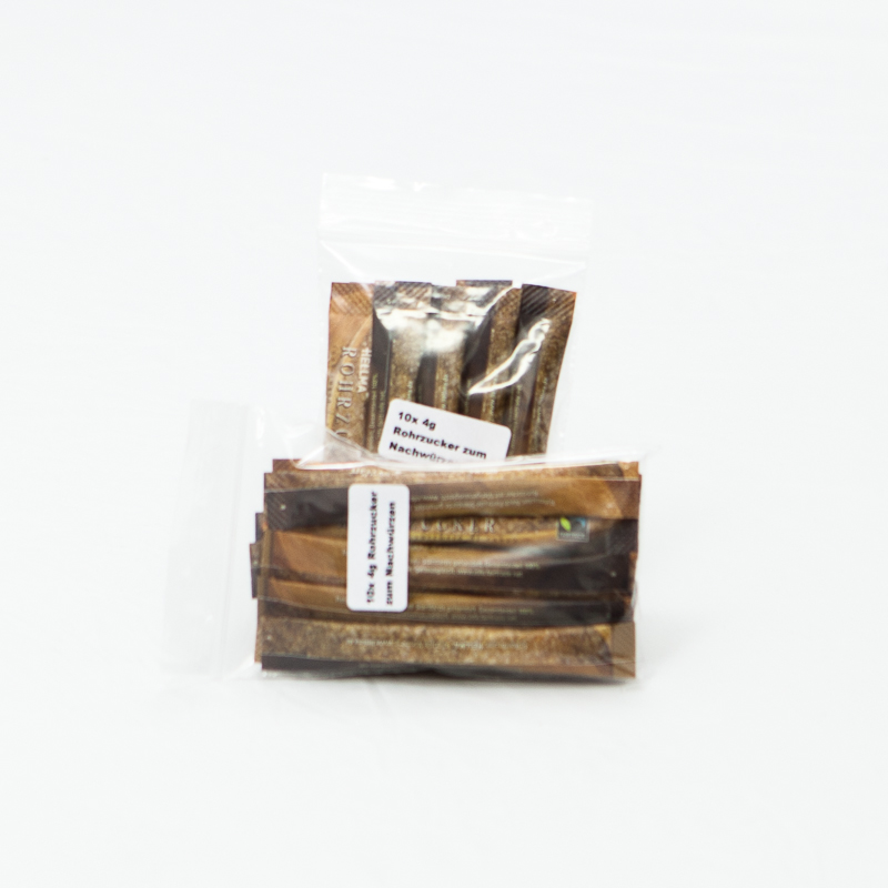 20x 4g HELLMA Feinzucker zum Nachwürzen