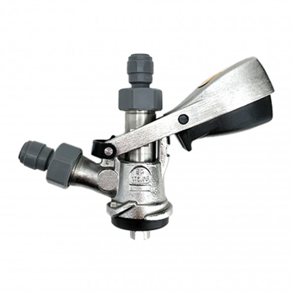 S-Typ Keg-Kupplung - Edelstahl - inklusive 2 Duotight-Kupplungen