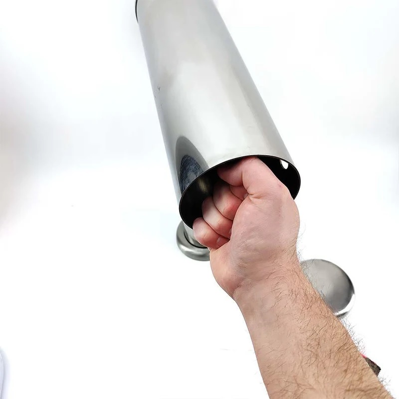 T-Bar Zapfsäule für 4 Zapfhähne Edelstahl