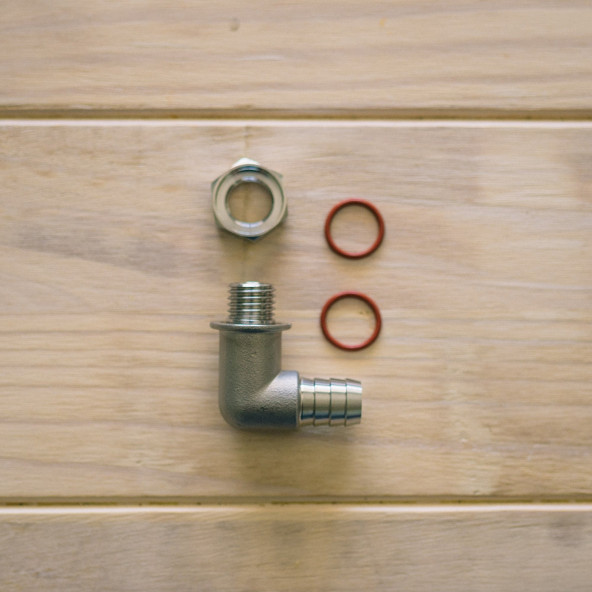 Ss Brewtech™ Abblase-Anschlussstück für FTSs und Brew Bucket-Deckel