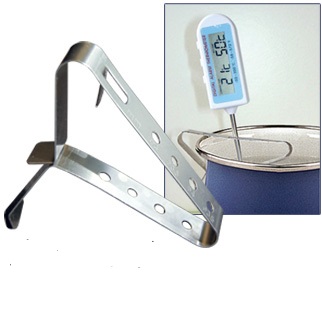 Edelstahl Thermometer-Klemme Halteclip