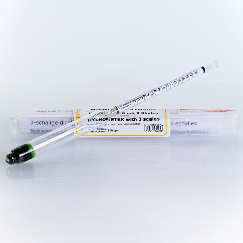Hydrometer zum Messen der Dichte des potenziellen Alkoholgehalt