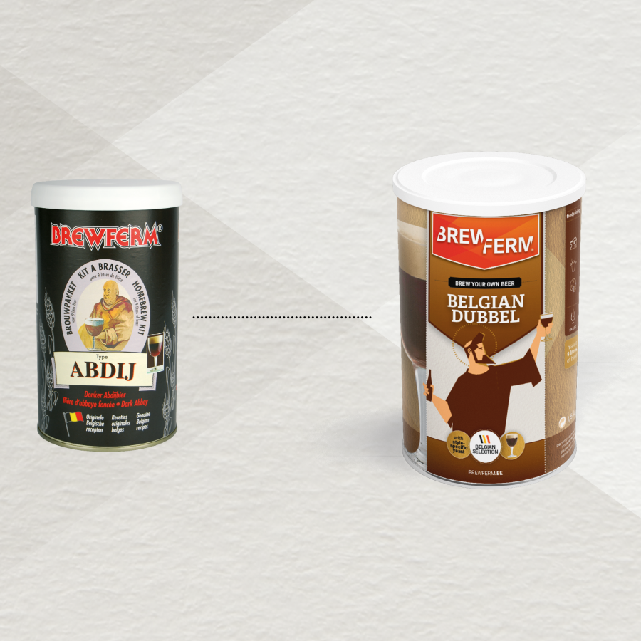 Brewferm 1,5kg Klosterbier/ Begian Dubbel  Bierkit aus original Belgischen Rezepten
