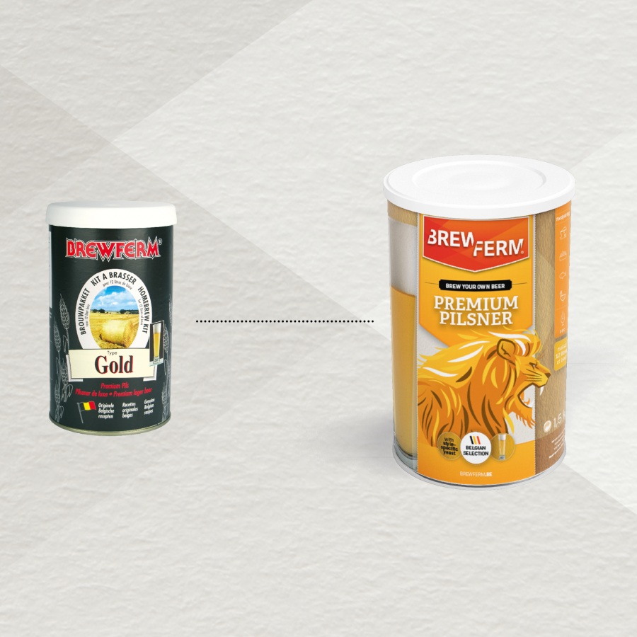 gehopftes flüssiges Malzextrakt Sorte Brewferm Premium Pilsner