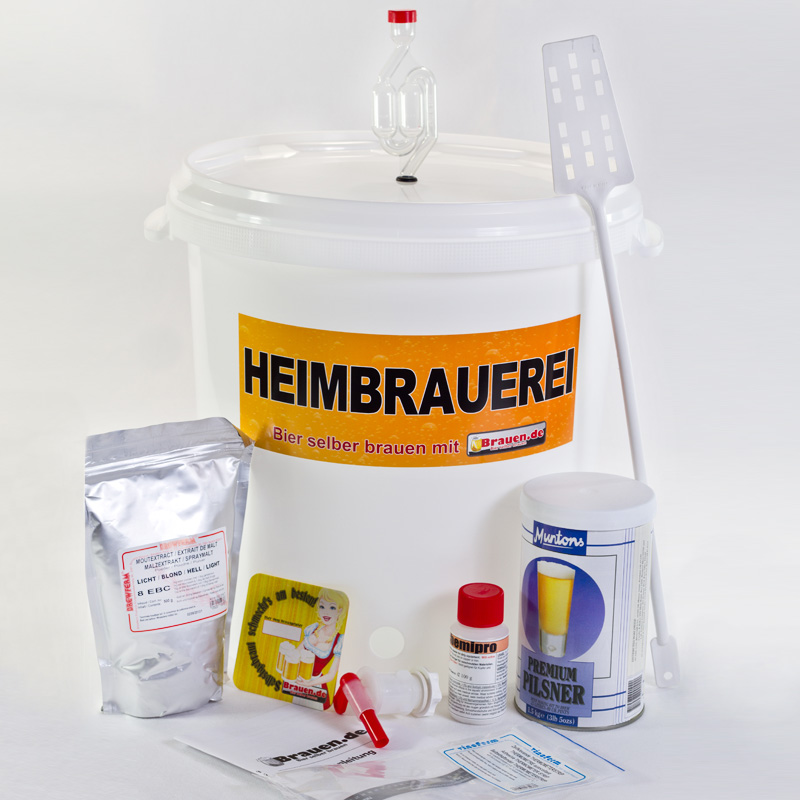 Bierbrauset für Anfänger mit Zubehör bis 23 Liter