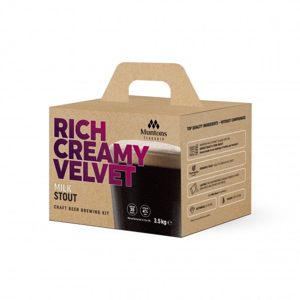 gehopftes flüssiges Malzextrakt Sorte Milk Stout