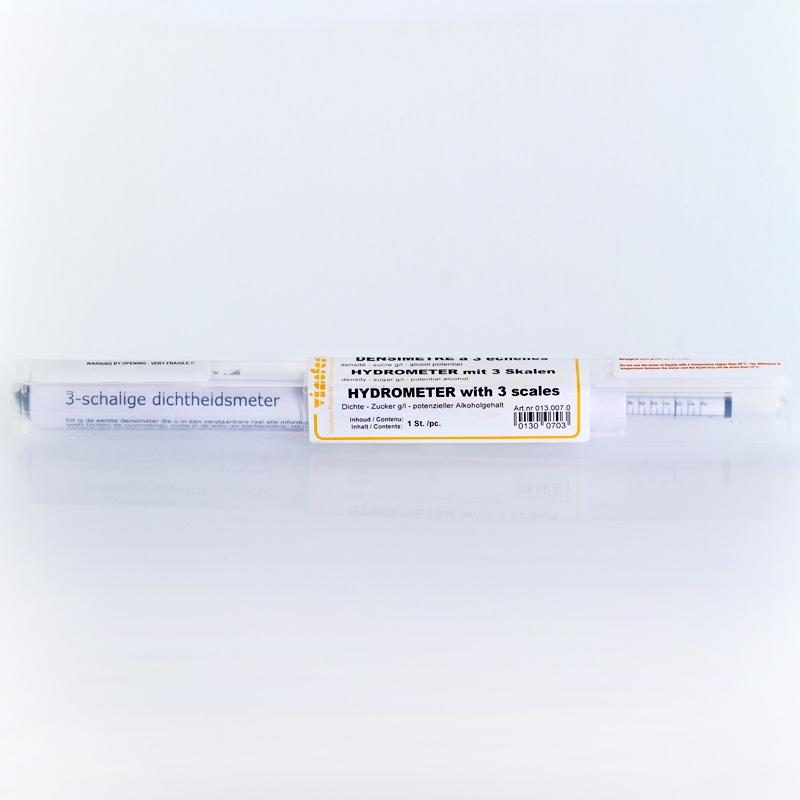 Hydrometer zum Messen der Dichte des potenziellen Alkoholgehalt
