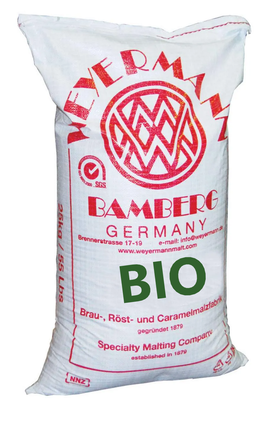 25 kg BIO Sauermalz - Sackware ungeschrotet