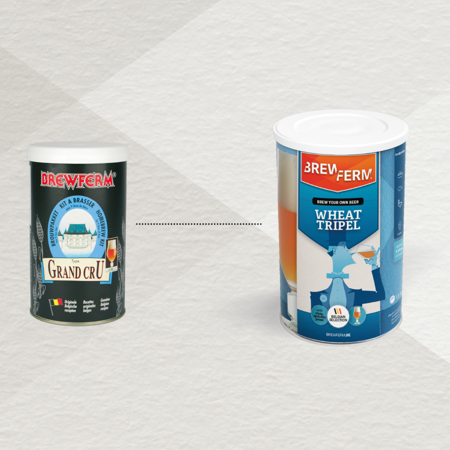 Brewferm 1,5kg Grand Cru/ Wheat Tripel  Bierkit aus original Belgischen Rezepten