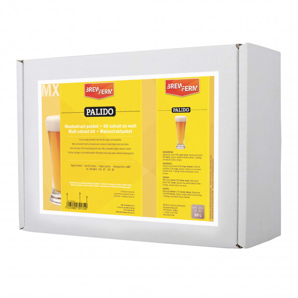 Malzextrakt Biermischung Palido für 10 Liter