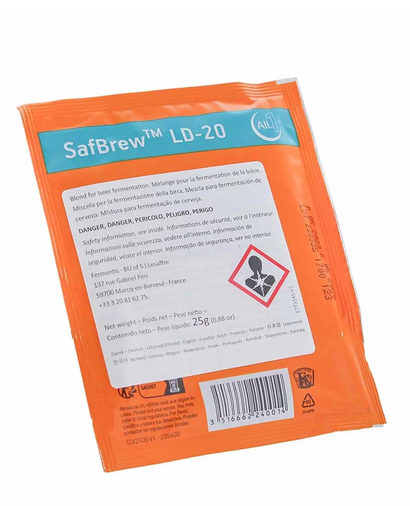Fermentis SafBrew™ LD-20, 25g untergärige Trockenhefe 