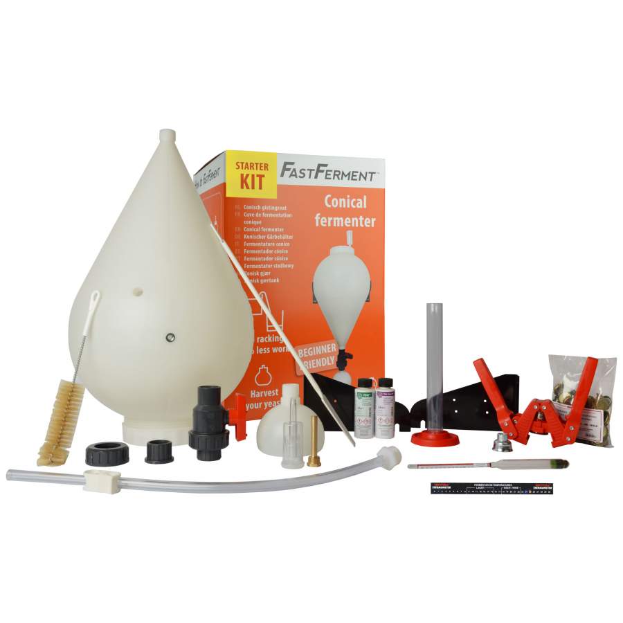 FastFerment™ Starterkit - konischer Gärbehälter + Bierbrauzubehör