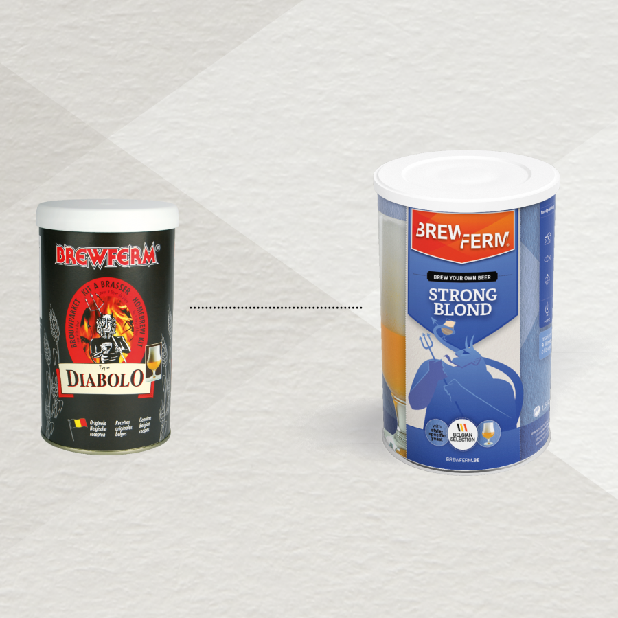 Brewferm 1,5kg Diabolo/ Strong Blond  Bierkit aus original Belgischem Rezepten