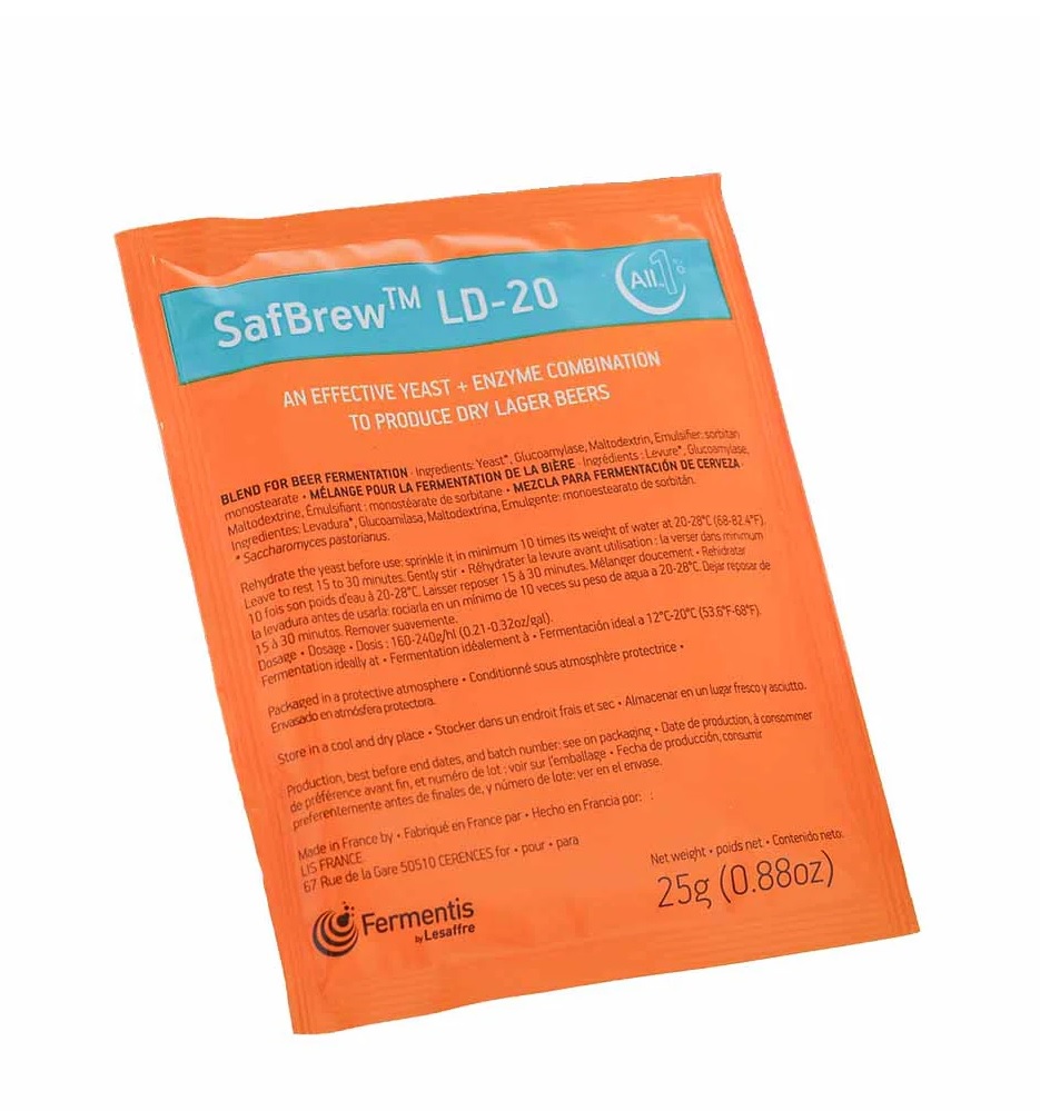 Fermentis SafBrew™ LD-20, 25g untergärige Trockenhefe 