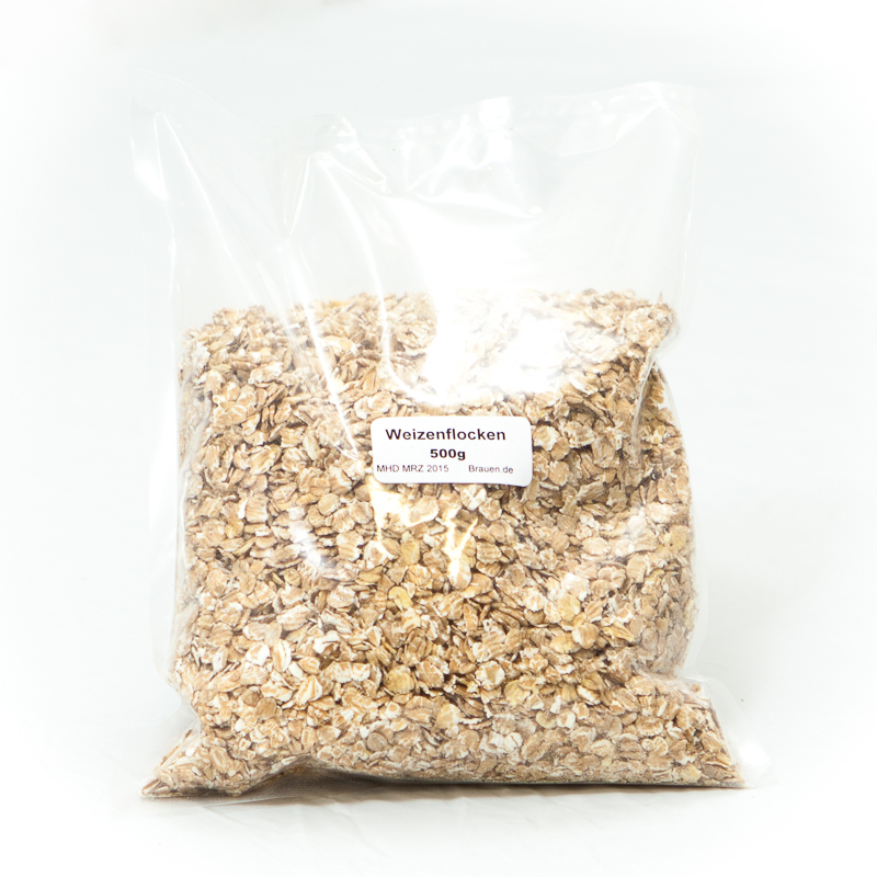 500g Weizenflocken zur Bierherstellung