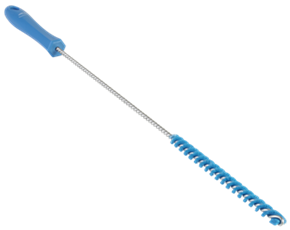 Rohrbürste mit Stiel, Ø10 mm, 480 mm, hart, blau