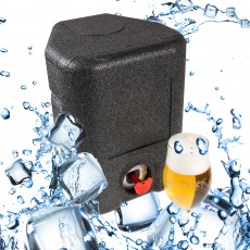 Passgenaue Isolierbox für ein 5 Liter Partyfass - Bierkühler ohne Strom