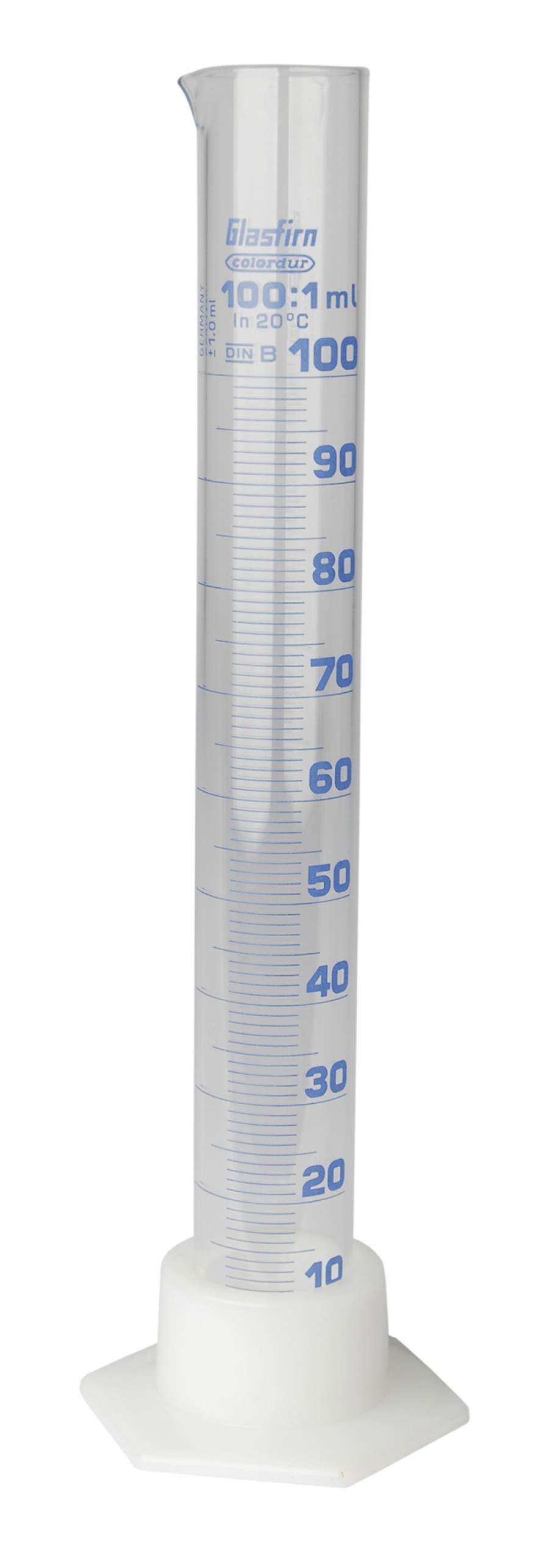 Messzylinder Glas graduiert, 100 ml